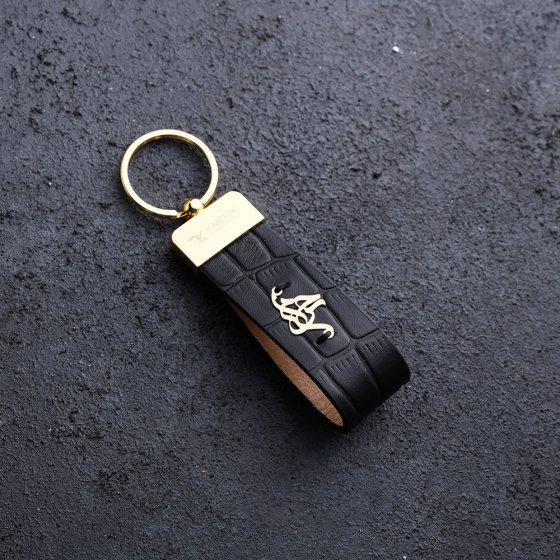 جاکلیدی طلا چرم اسم حسام