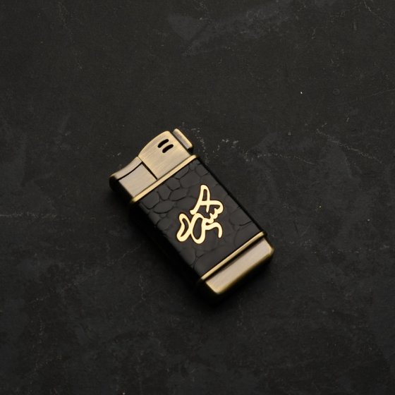 فندک طلا چرم اسم کسری