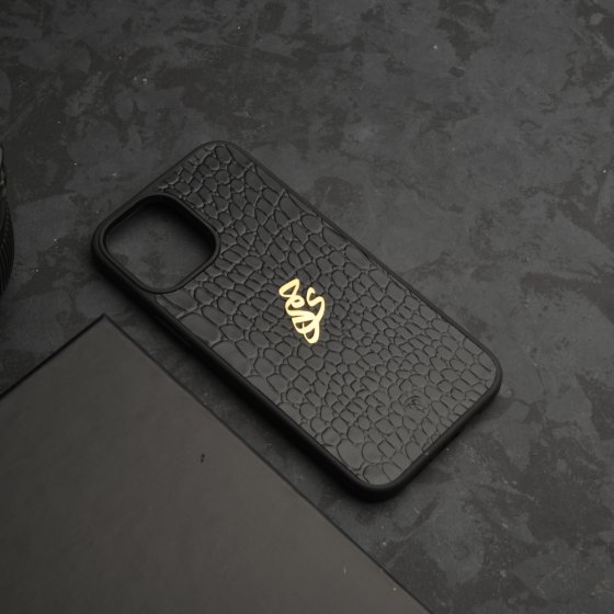 قاب موبایل طلا چرم اسم حمید