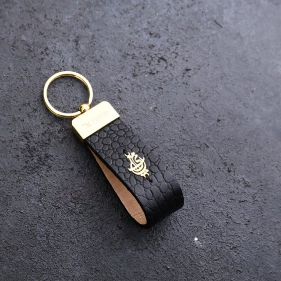 جاکلیدی طلا چرم اسم پیمان