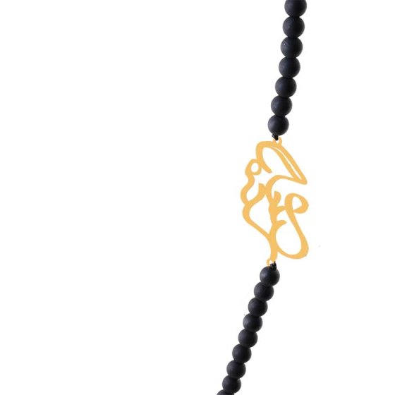 گردنبند با پلاک طلا اسم نرگس