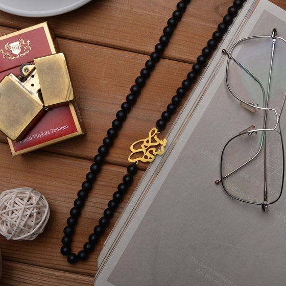 گردنبند طلا سنگ اسم شهرزاد