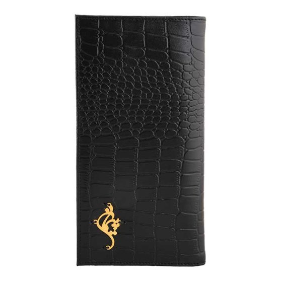 کیف کتی طلا چرم اسم پیمان