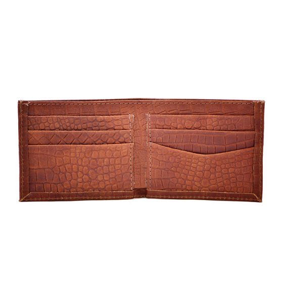 کیف جیبی چرم با پلاک طلا اسم مجید