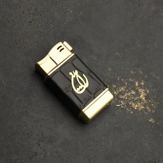 فندک طلا چرم اسم رامین