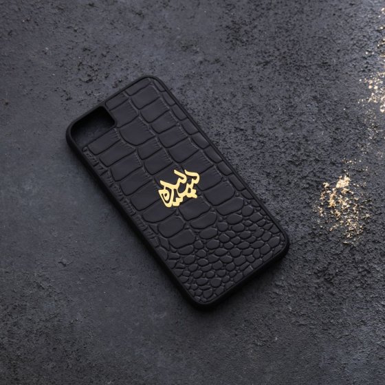 قاب موبایل طلا چرم اسم سپیده