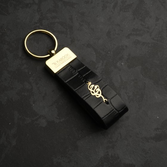 جاکلیدی طلا چرم اسم محمد