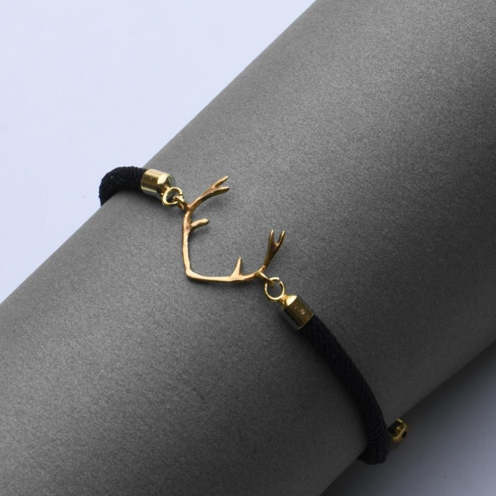 دستبند طلا زنانه طرح گوزن