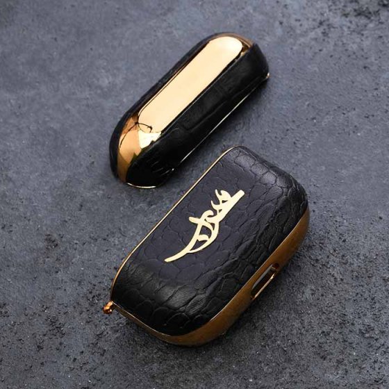 قاب چرم ایرپاد با پلاک اسم محراب