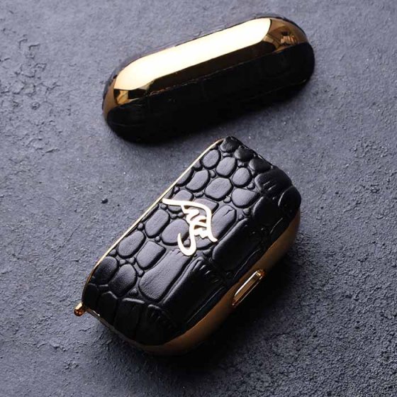 قاب چرم ایرپاد با پلاک اسم امیر