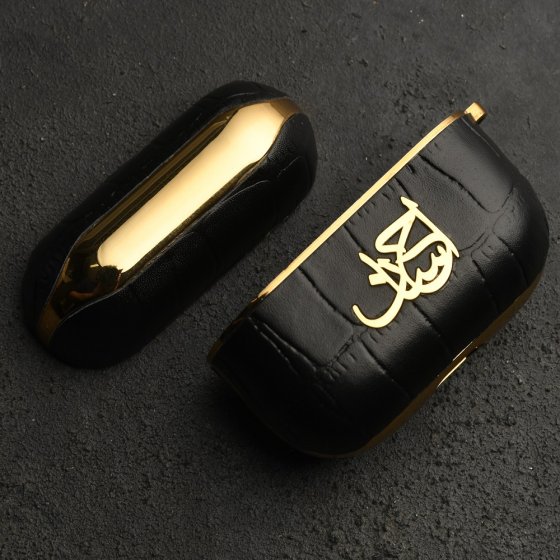 قاب ایرپاد طلا چرم اسم احسان