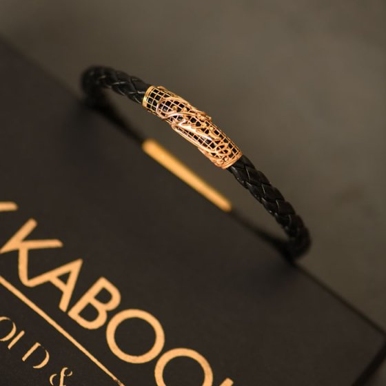 دستبند طلا طرح فیوژن شعر زنانه