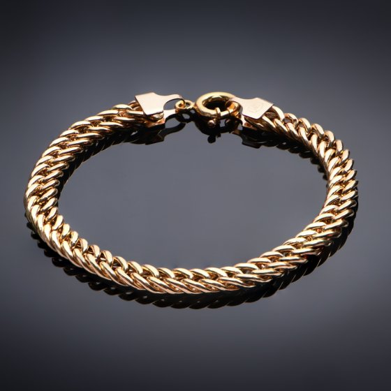 دستبند زنجیری طلا کارتیه C300 مردانه