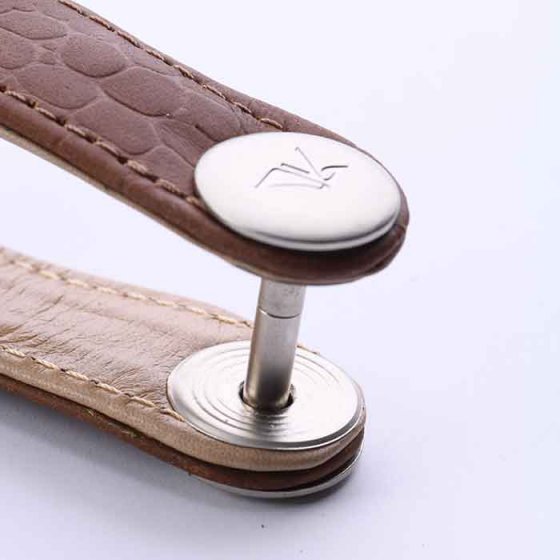 جاکلیدی Compact Key چرم عسلی