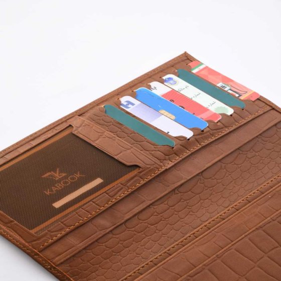 کیف موبایل چرم عسلی