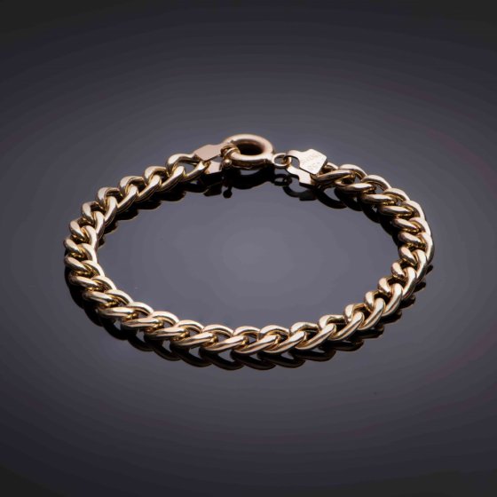 دستبند زنجیری طلا کارتیه مردانه