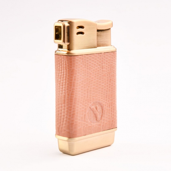 فندک گازی چرم صورتی