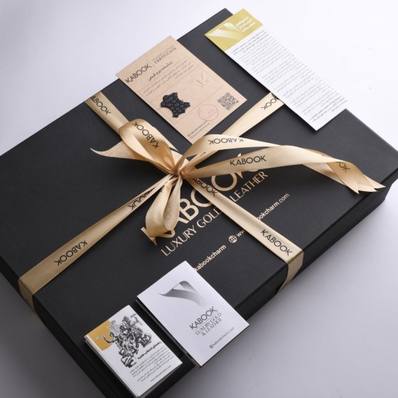 کیف کارت 4 لت چرم کرم