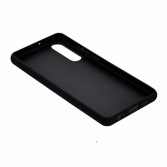 قاب موبایل چرم هوآوی P30 چرم مشکی