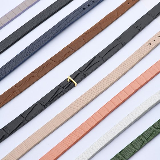 دستبند زنانه طلا چرم عدد 1