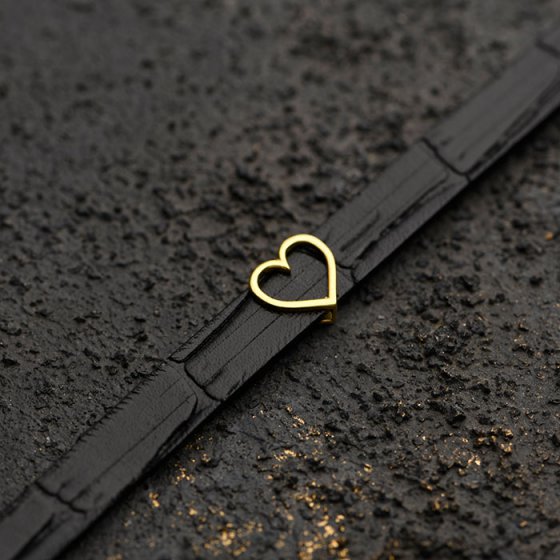 دستبند طلا زنانه قلب