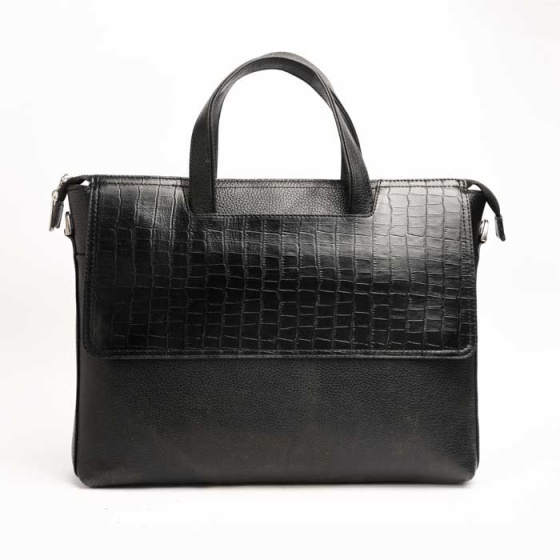 کیف اداری طرح سپهر چرم فلوتر مشکی