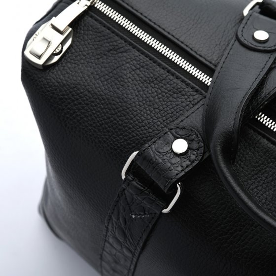 کیف مسافرتی اوساکو چرم فلوتر مشکی