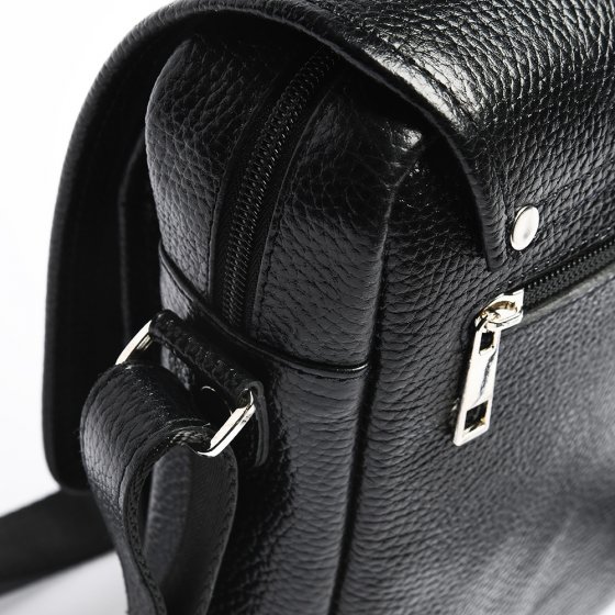 کیف کراس بادی مردانه طرح آرشام چرم فلوتر مشکی