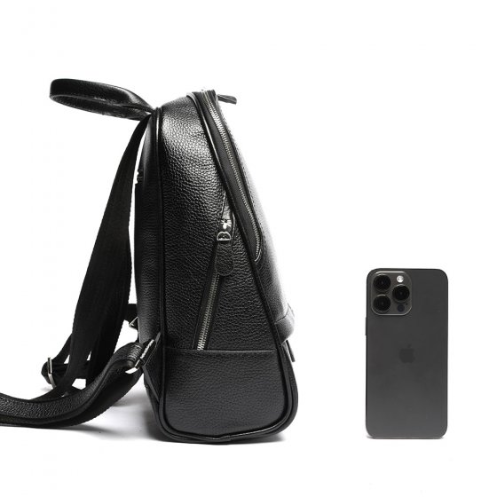 کوله پشتی طرح داریا چرم فلوتر مشکی