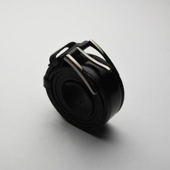 کمربند چرم مردانه فرتیک مشکی 4 سانت