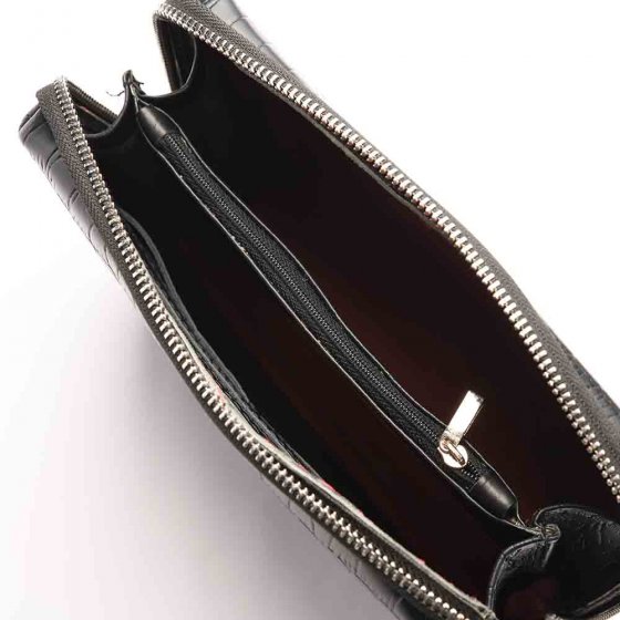 کیف پاسپورتی چرم کروکودیل مشکی