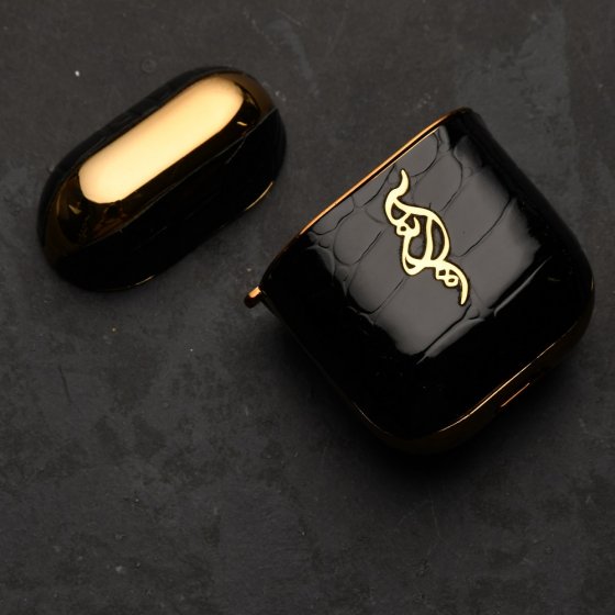 قاب ایرپاد طلا چرم اسم آرین