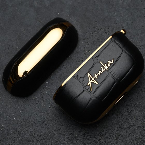 قاب ایرپاد طلا چرم اسم آرنیکا