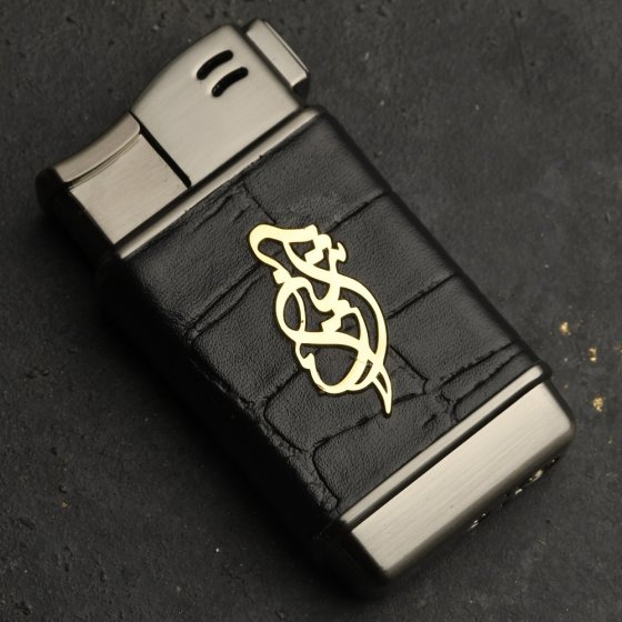 فندک طلا چرم اسم آرتین