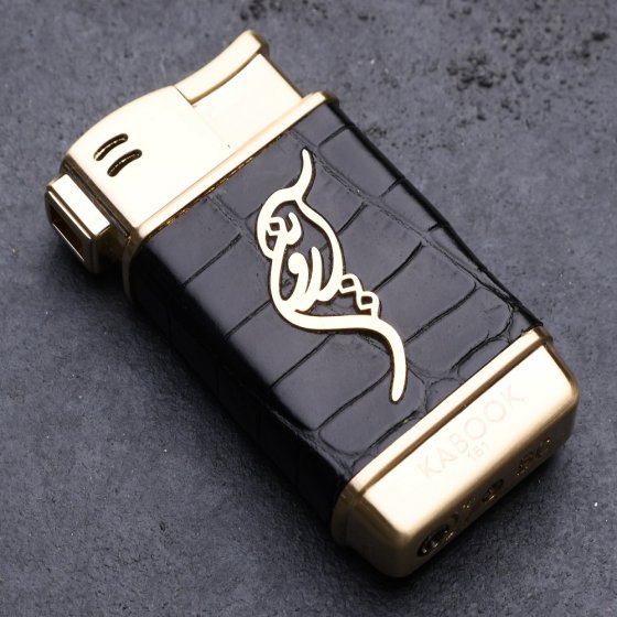 فندک طلا چرم اسم آروین