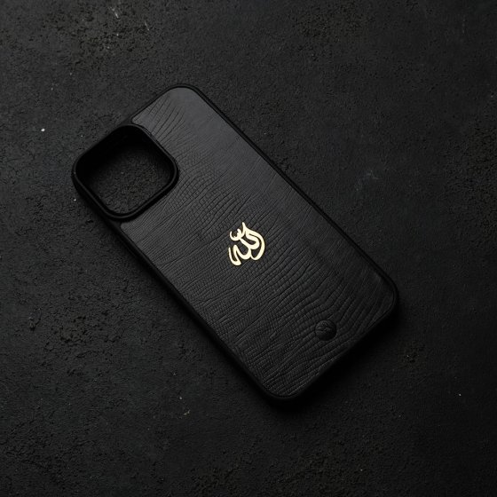 قاب موبایل طلا چرم اسم الله