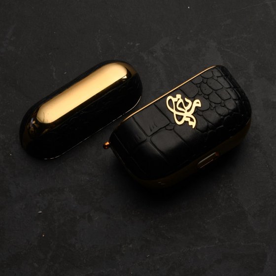 قاب ایرپاد طلا چرم اسم میترا