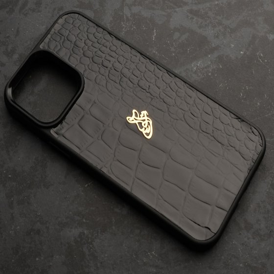 قاب موبایل طلا چرم اسم آتوسا