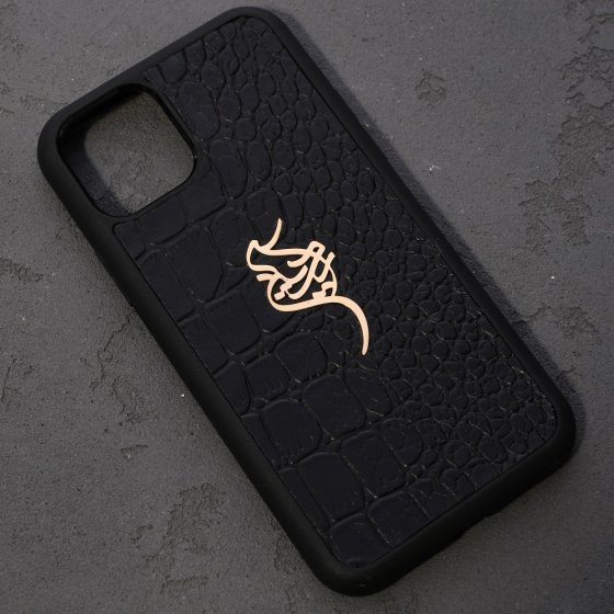 قاب طلا چرم اسم آیدین