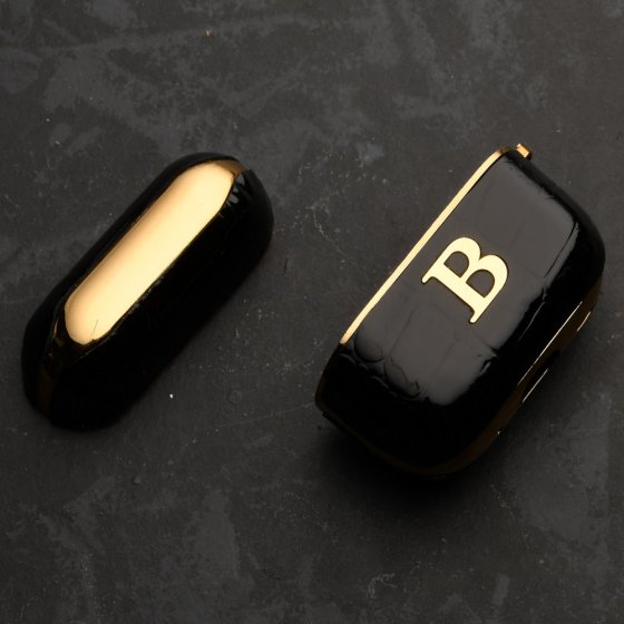 قاب ایرپاد طلا چرم حرف B