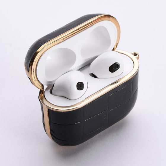 قاب ایرپاد طلا چرم حرف B