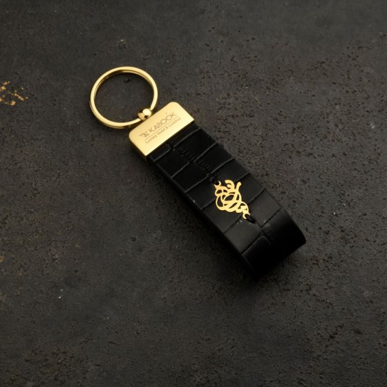 جاکلیدی طلا چرم اسم سپهر