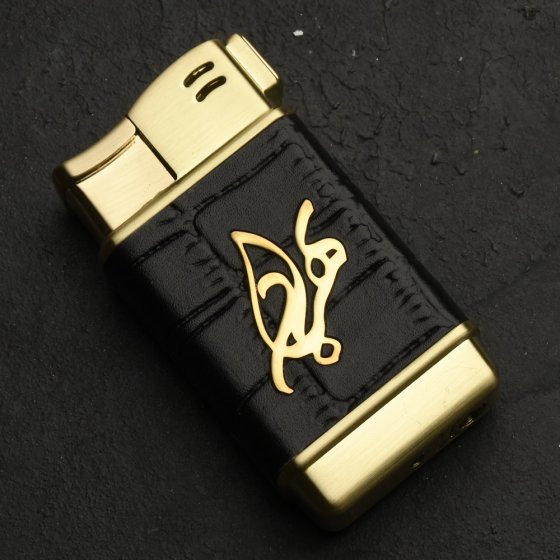 فندک طلا چرم اسم بهراد