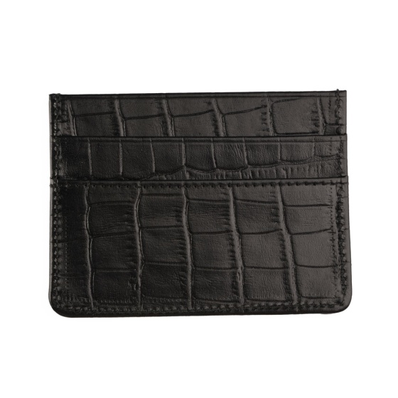 کیف کارت چرم مشکی