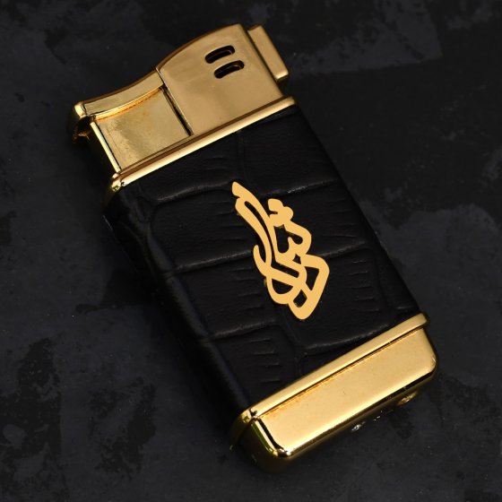 فندک طلا چرم اسم دانیال