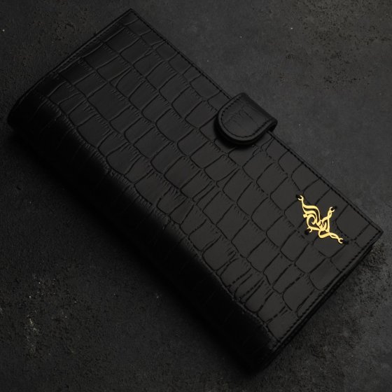 کیف موبایل طلا چرم اسم احسان