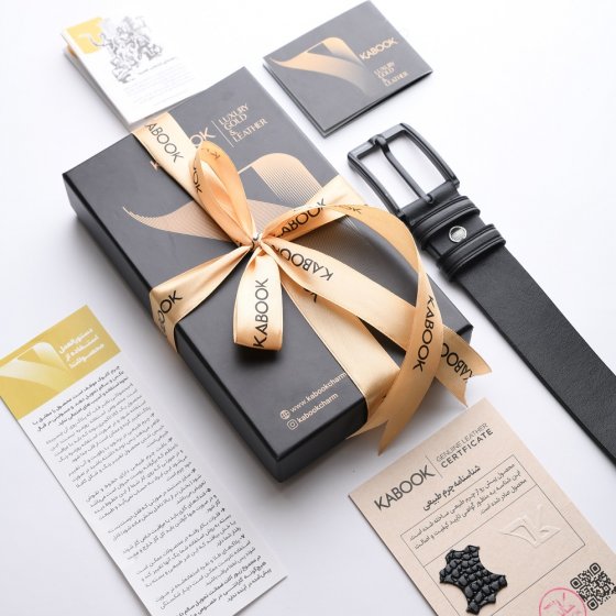 کمربند طلا چرم اسم الیاس