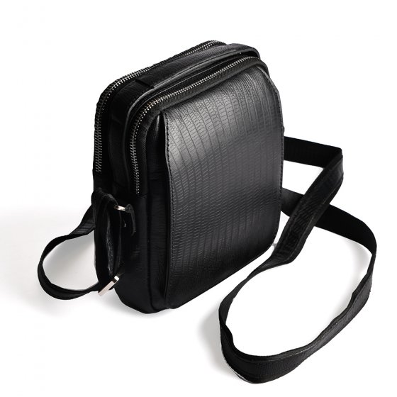 کیف کراس بادی طرح مینی شروین چرم لیزارد مشکی