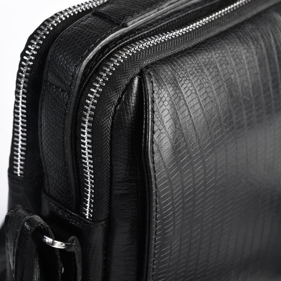 کیف کراس بادی طرح مینی شروین چرم لیزارد مشکی