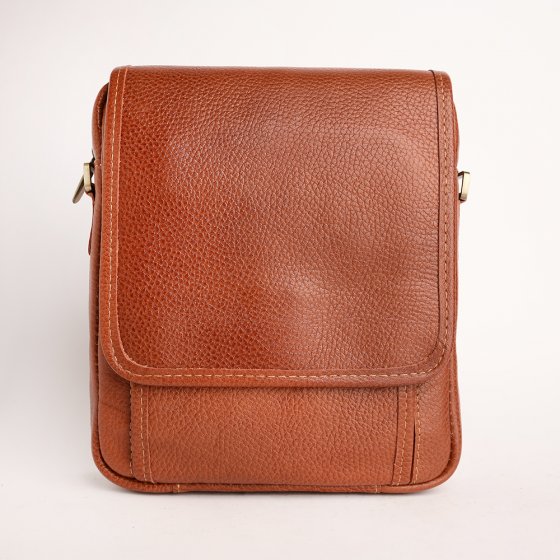 کیف کراس بادی مردانه طرح آرشام چرم فلوتر عسلی k